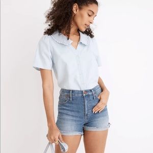 Madewell high rise denim shorts Sz 28